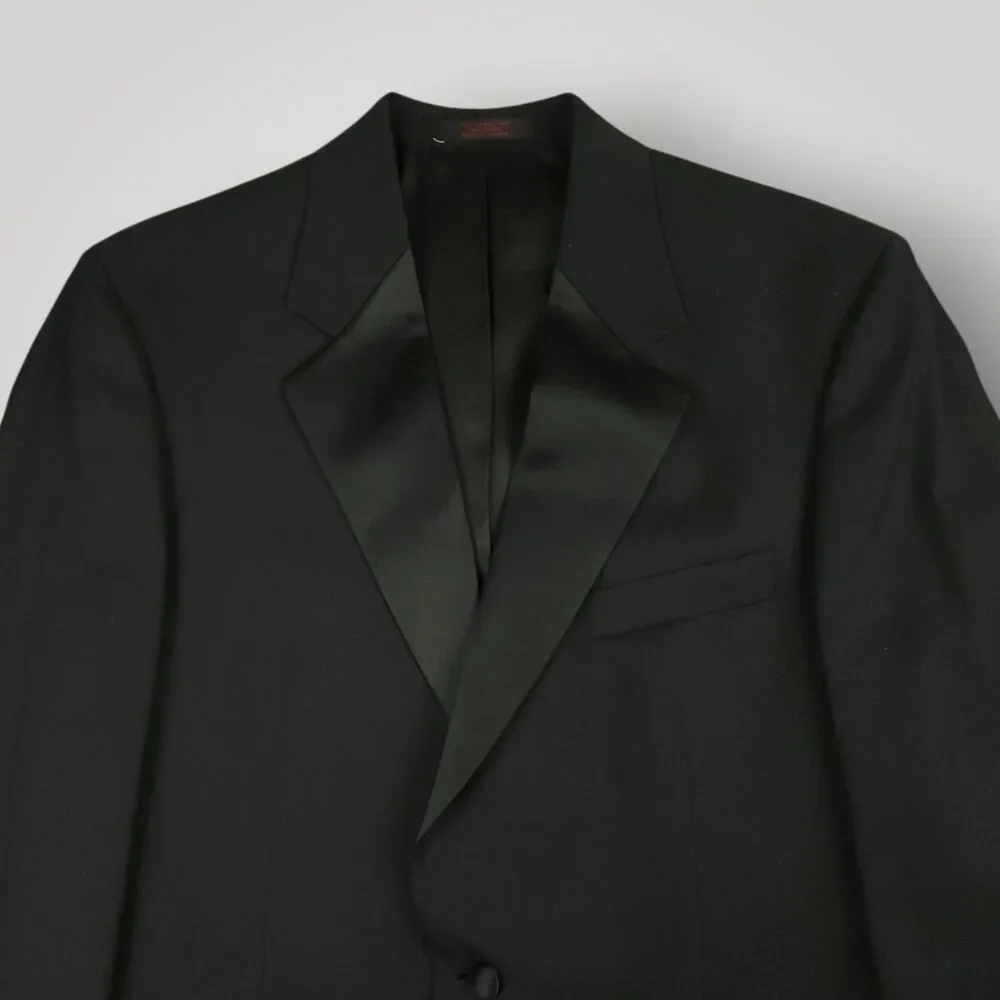 Bill Blass Tuxedo Suit Mens 40R/33S Vtg Wool 4 Pc Formal Dinner Evening Wear 90s